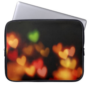 Hearts bokeh Fotografie Laptopschutzhülle