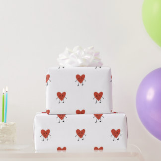 Hearts Charachter Geschenkpapier