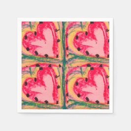 Hearts d'amour serviette