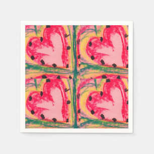 Hearts d'amour serviette