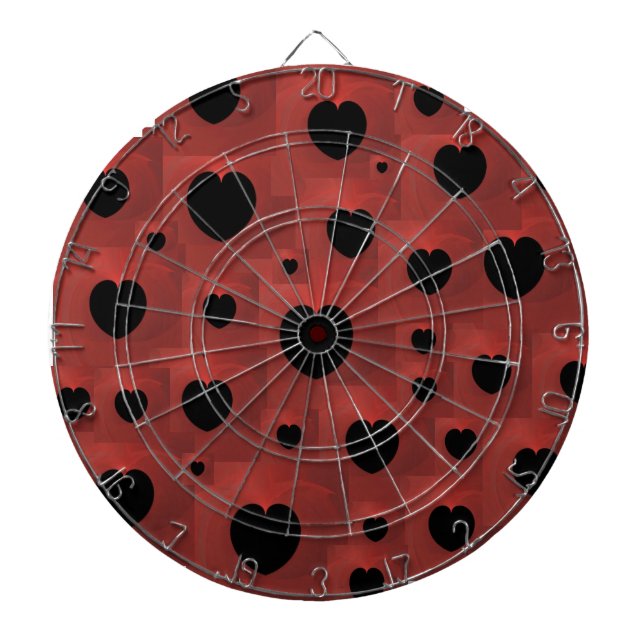 Hearts Dart Board Dartscheibe (vorne)