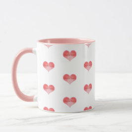 Hearts Desire Inspirational Words Art Heart Tasse