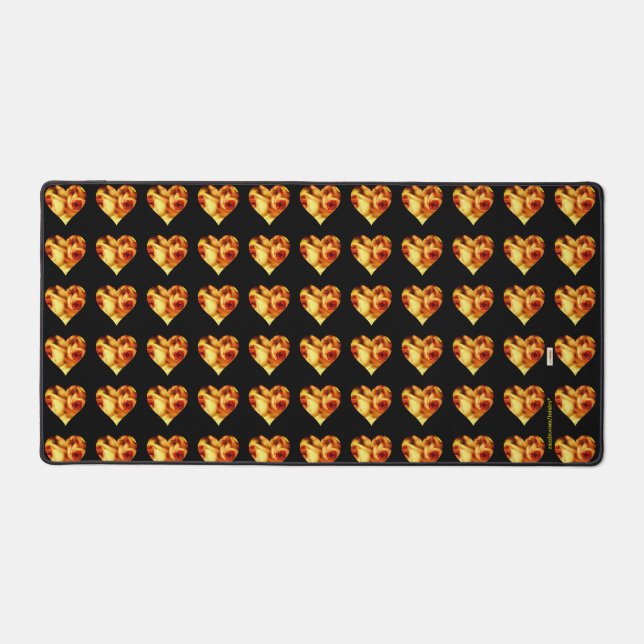 Hearts Desk Mat Schreibtischunterlage (Vorderseite)