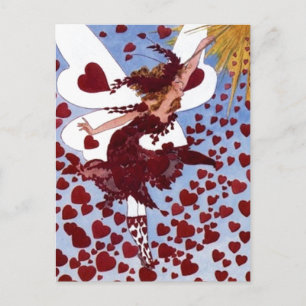 Hearts Fairy Postkarte