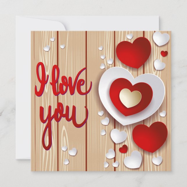 Hearts Fantasy Einladung (Vorderseite)