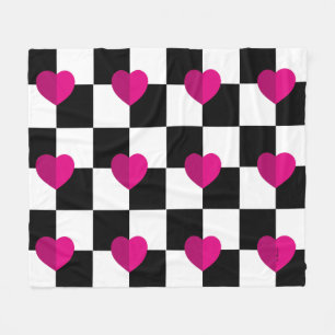 Hearts Fleece Blanket