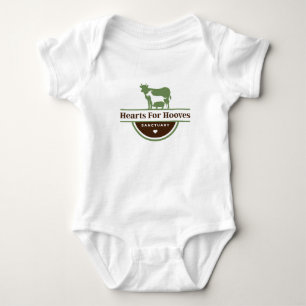 Hearts for Hooves-Logo Baby Strampler
