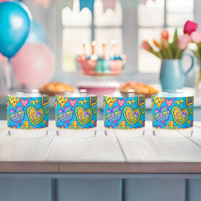 Hearts Galore Trinkbehälter Set Whiskyglas (Insitu (Baby Party))