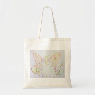 Hearts Guardian Angel Art Tote Bag Tragetasche