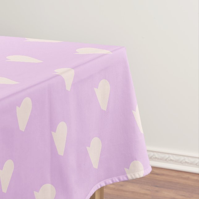Hearts – Herzen – Herzchen Tischdecke (Beispiel)
