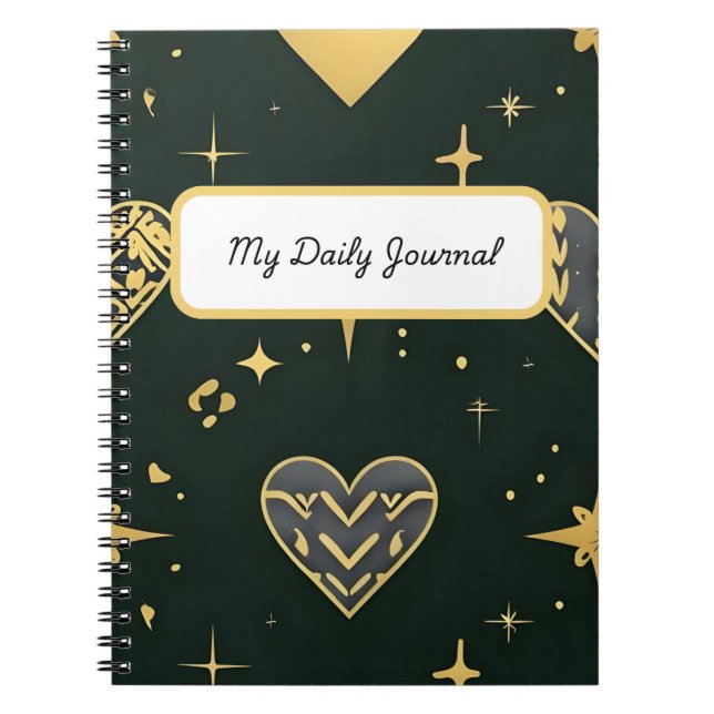 Hearts Journal Notizblock (Vorderseite)