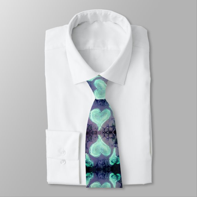 Hearts Mindful HeART Blue Neck Tie Krawatte (Gebunden)