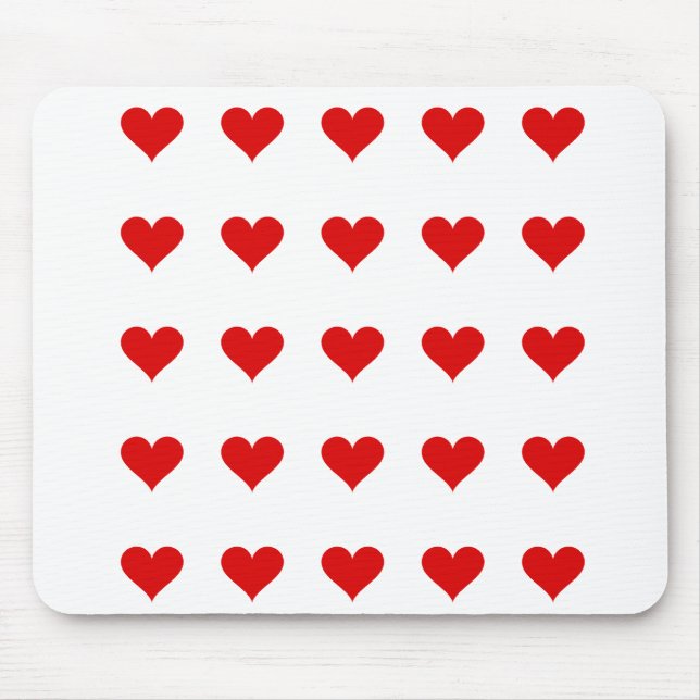 Hearts Mouse Pads & Desk Mats Mousepad (Vorne)