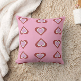 Hearts pattern kissen