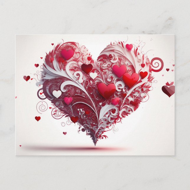 Hearts Postkarte (Vorderseite)