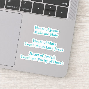 Hearts Prayer Stickers Aufkleber