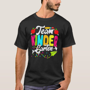 Hearts Regenbogen-Team Kindergarten letzter Schult T-Shirt