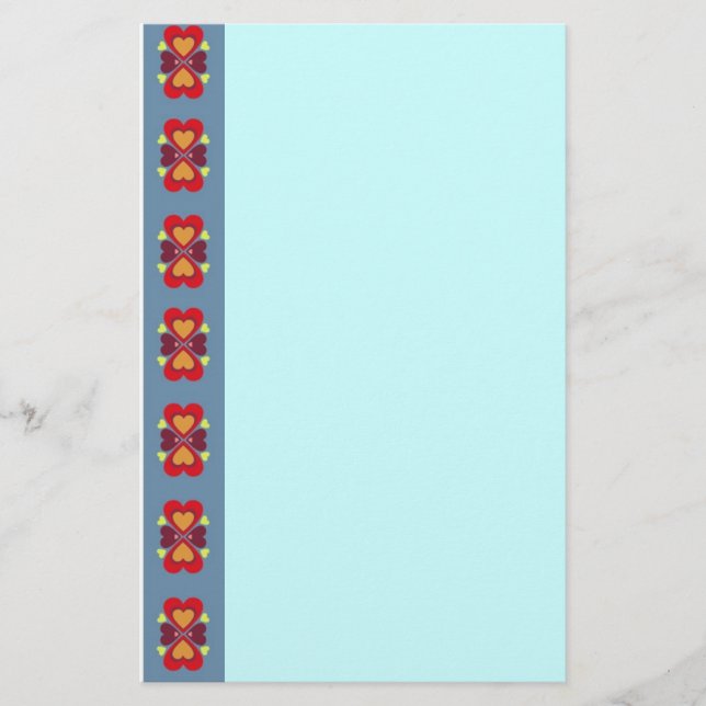 Hearts Stationery Briefpapier (Vorderseite)