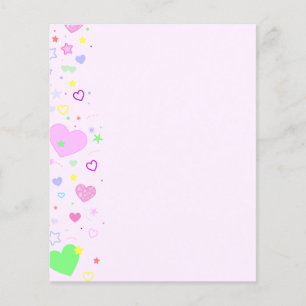 Hearts Stationery Flyer