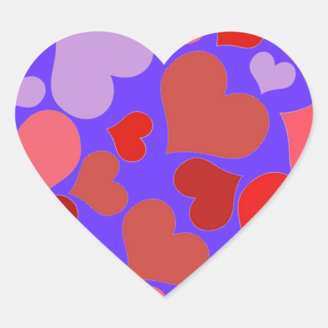 Hearts Sticker (Vorderseite)