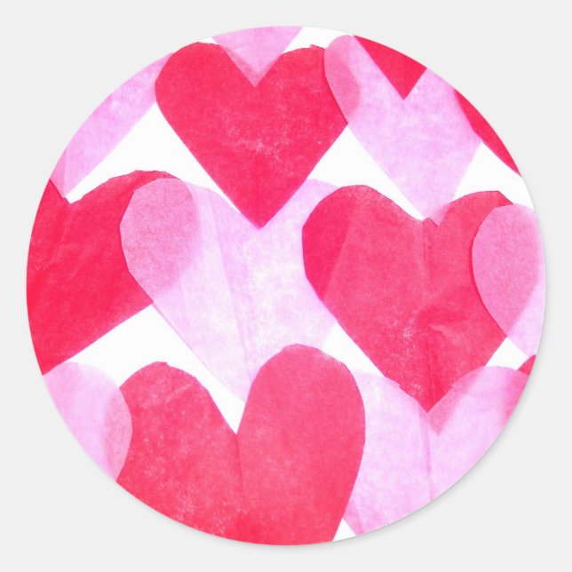 Hearts Sticker (Vorderseite)