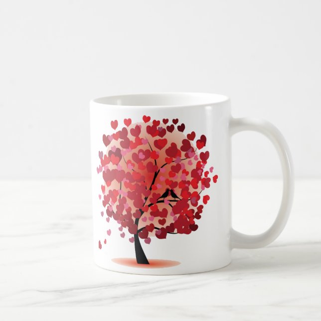 Hearts Tree Tasse (Rechts)