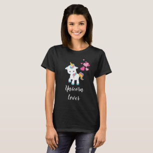 Hearts Unicorn Lover T-Shirt