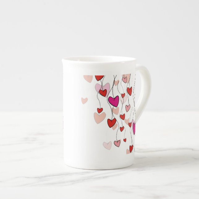 Hearts Vine Spezialität Tasse (Vorderseite Rechts)