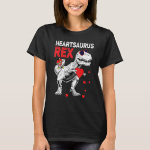 Heartsaurus Rex Dab Heart Dino Kindermädchen Wert T-Shirt