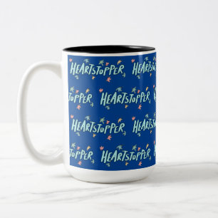 Heartstopper blau zweifarbige tasse