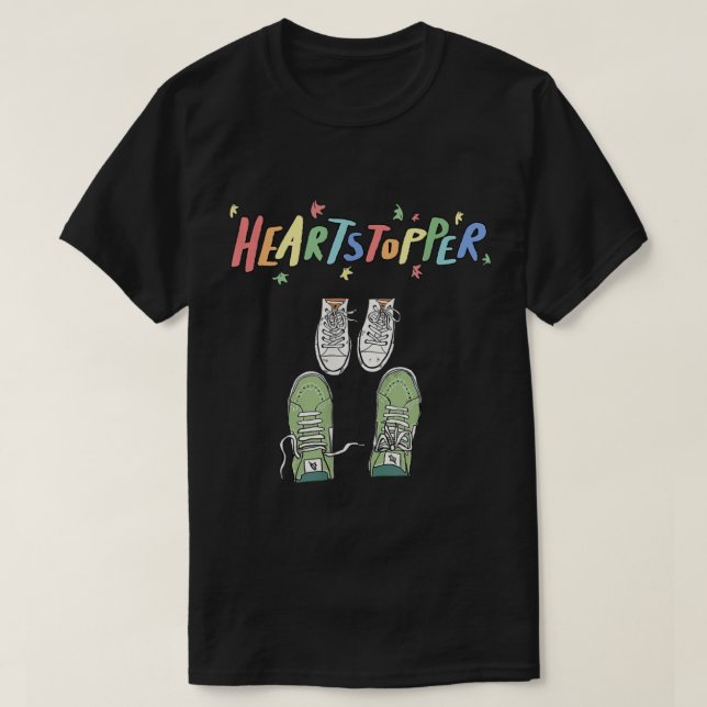 Heartstoppers Leaves Cute Shoes Heartstopper Love  T-Shirt (Design vorne)