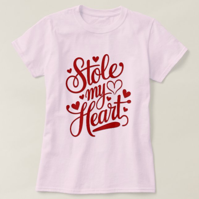 Heartstrings angefügt T-Shirt (Design vorne)