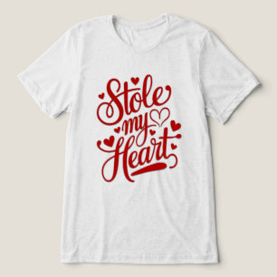 Heartstrings angefügt Tri-Blend shirt