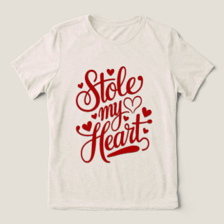 Heartstrings angefügt Tri-Blend shirt