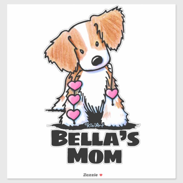 Heartstrings Brittany Aufkleber (Blatt)