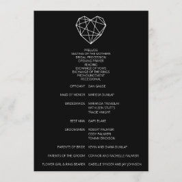 Heartstrings Wedding Program Programm