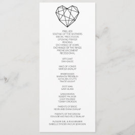 Heartstrings Wedding Program Programm