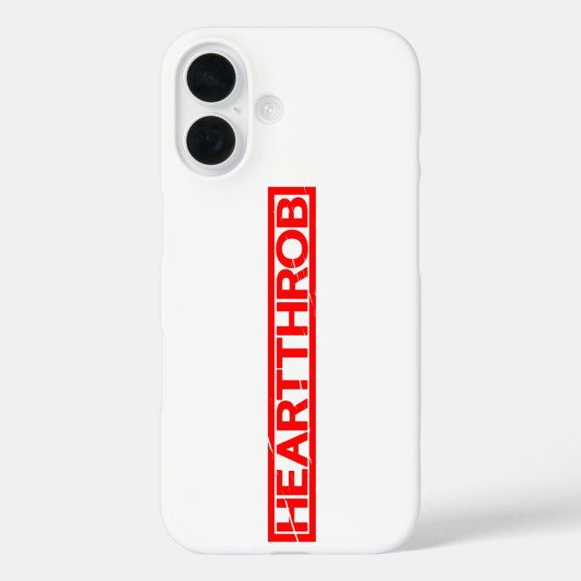 Heartthrob Briefmarke Case-Mate iPhone Hülle (Rückseite)