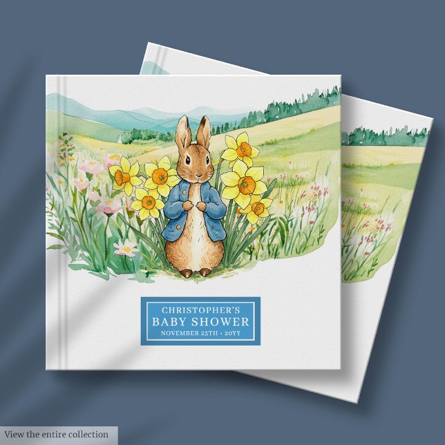 Heartwarming Peter Rabbit Baby Showbook Gästebuch (Heartwarming Peter Rabbit Baby Shower Guest Book Boy)