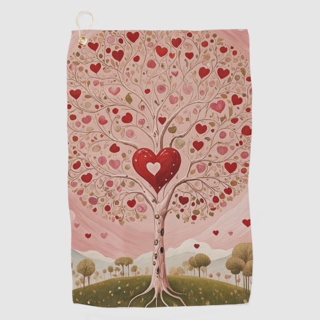 Heartwood Golfhandtuch (Vorderseite)