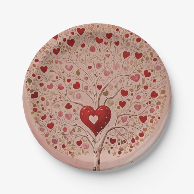 Heartwood Pappteller (Vorderseite)