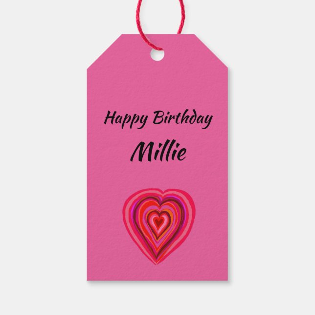 Hearty Geschenkanhänger (Rückseite)