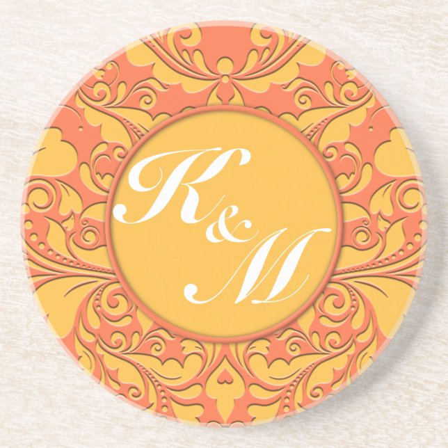 HeartyParty Sandstein Untersetzer (Vorne)