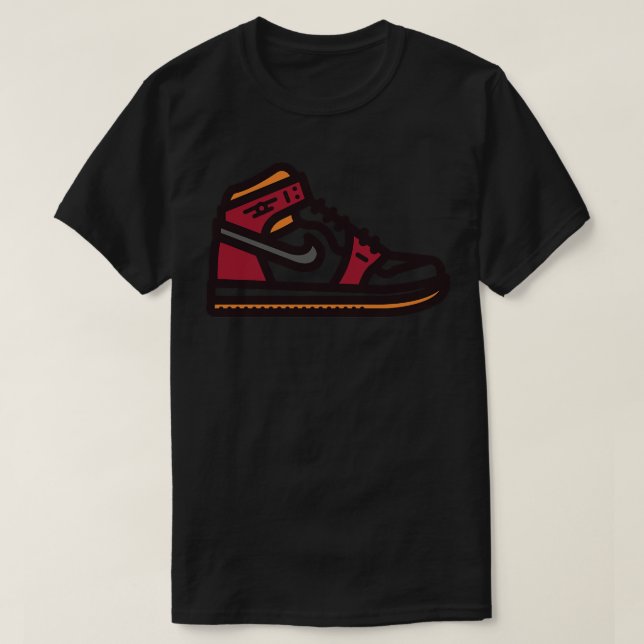 Heat Basketball Sneakers T-Shirt (Design vorne)