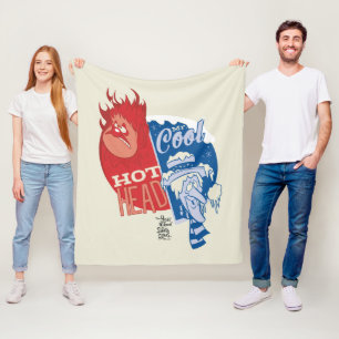 Heat Miser Hot Head & Snow Miser Mr. Cool Fleecedecke