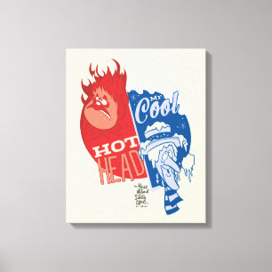 Heat Miser Hot Head & Snow Miser Mr. Cool Leinwanddruck