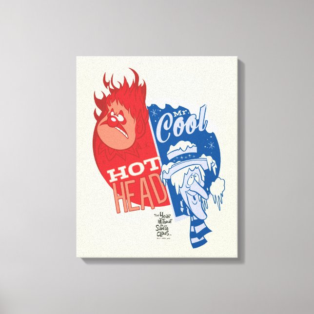 Heat Miser Hot Head & Snow Miser Mr. Cool Leinwanddruck (Vorderseite)