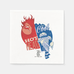 Heat Miser Hot Head & Snow Miser Mr. Cool Serviette