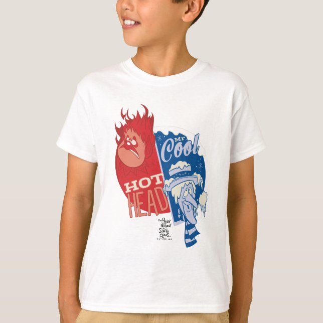 Heat Miser Hot Head & Snow Miser Mr. Cool T-Shirt (Vorderseite)