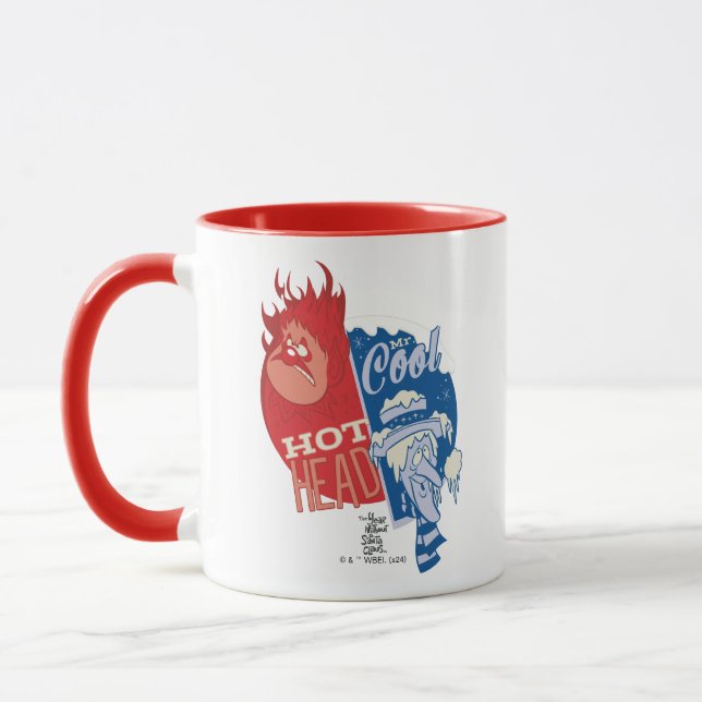 Heat Miser Hot Head & Snow Miser Mr. Cool Tasse (Links)
